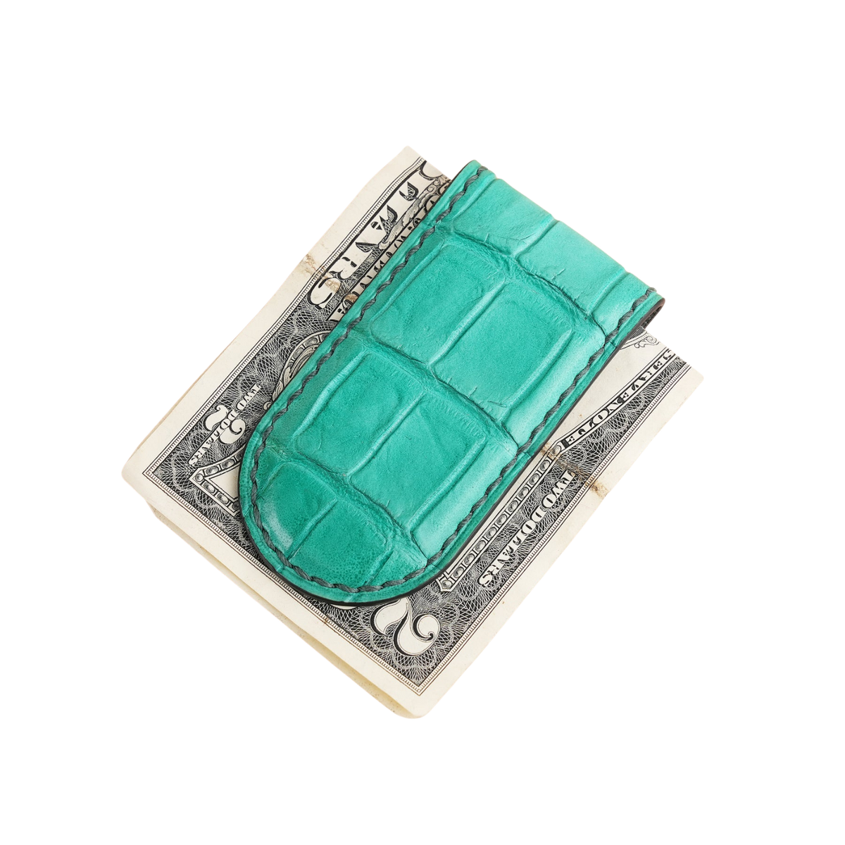 Rounded Alligator Money Clip