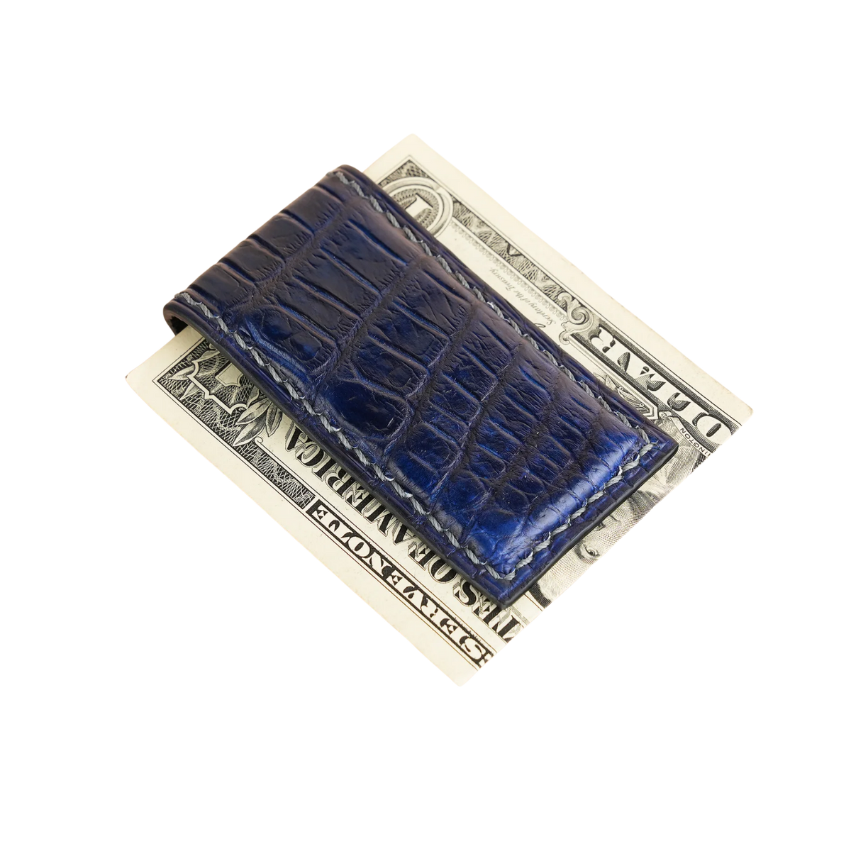 Square Alligator Money Clip