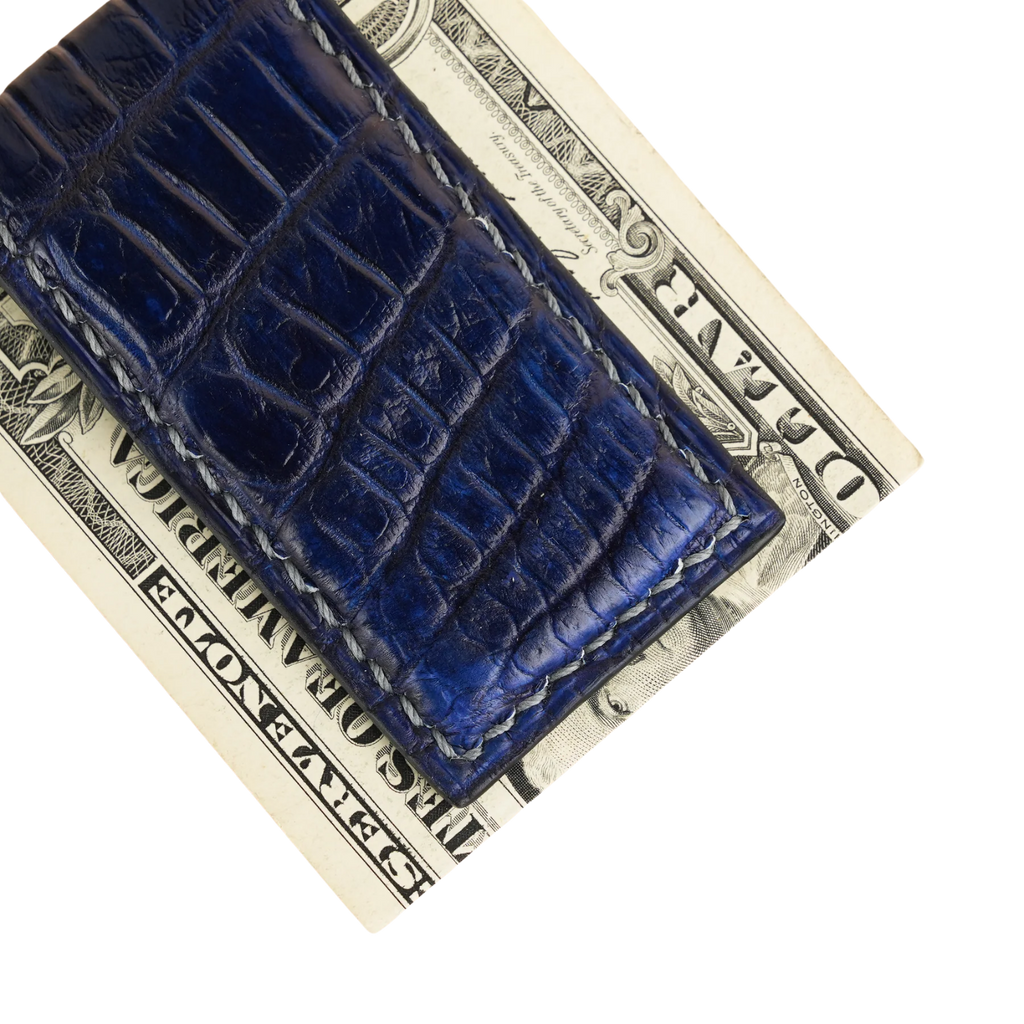 Square Alligator Money Clip