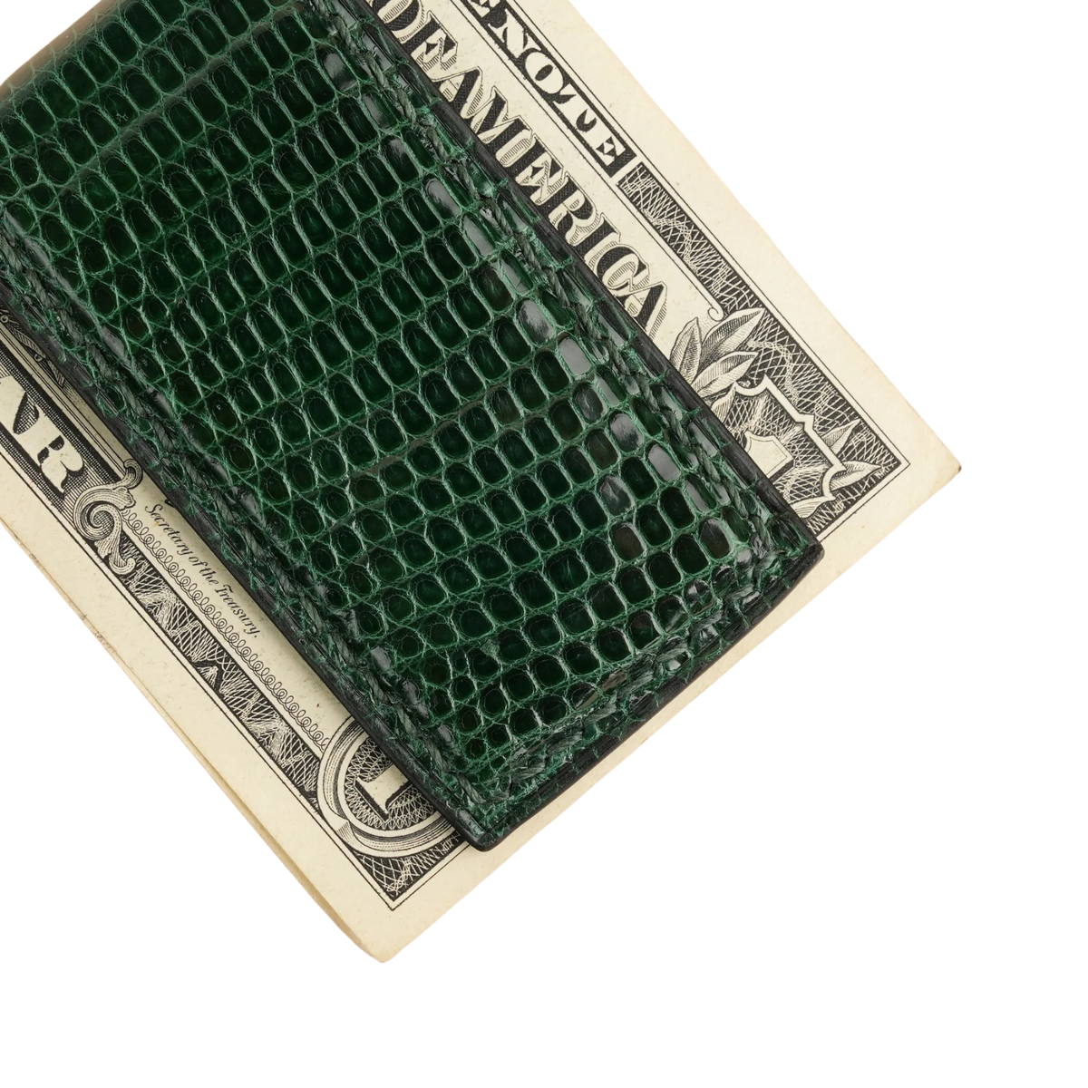 Square Lizard Money Clip
